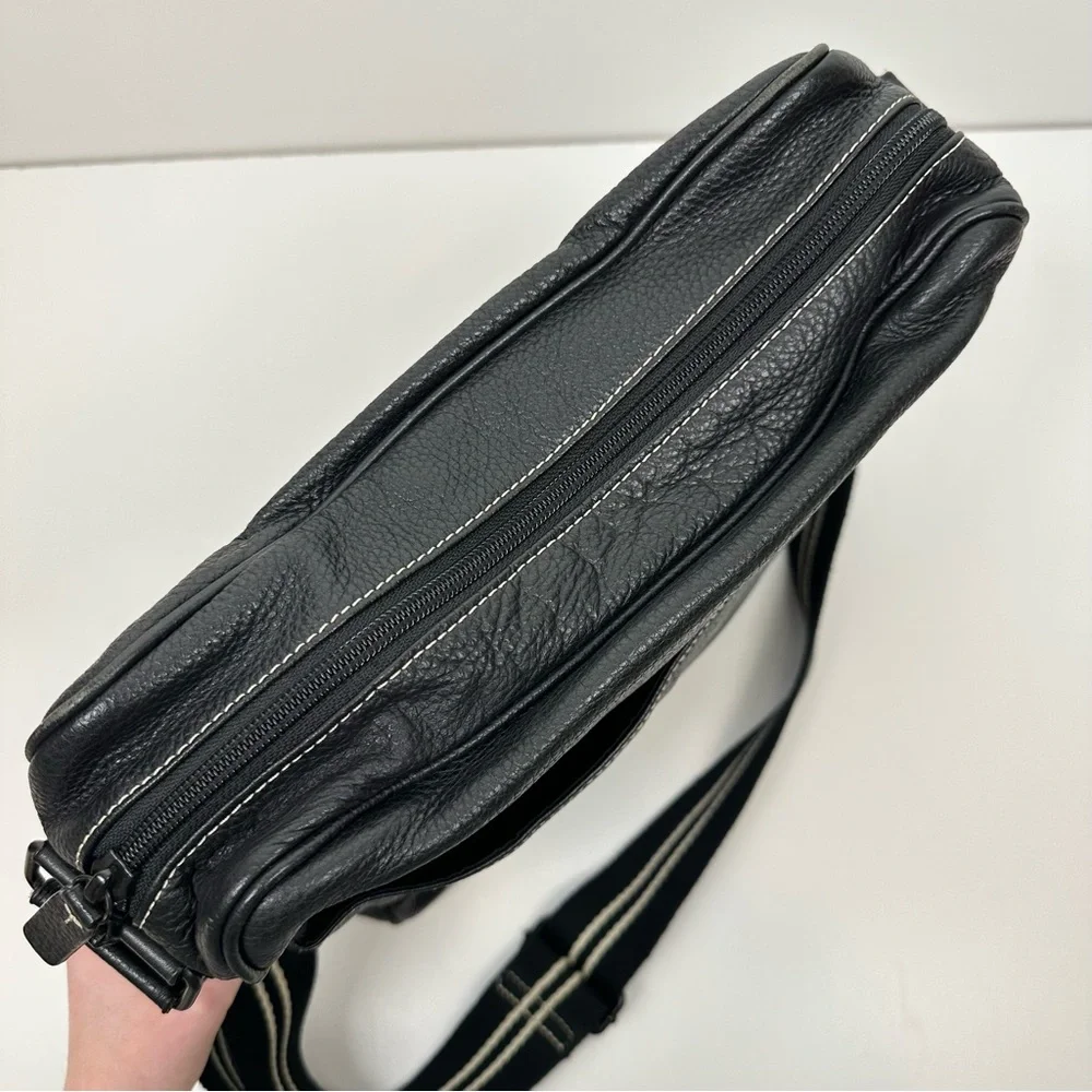 StorkSak London Leather Diaper Bag Unisex